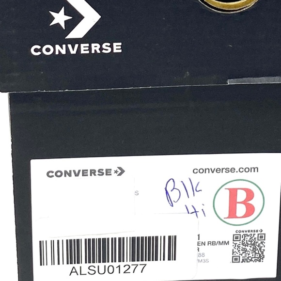 Converse Ctas Hi Classic Canvas Black Casual Men's Sneakers Skate Shoes M9160 - Picture 8 of 9